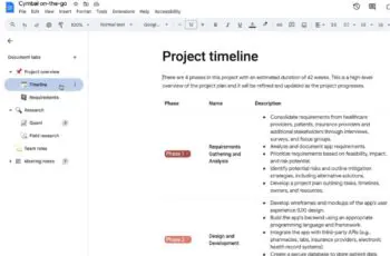 Google brengt meer structuur in Google Docs met documenttabbladen