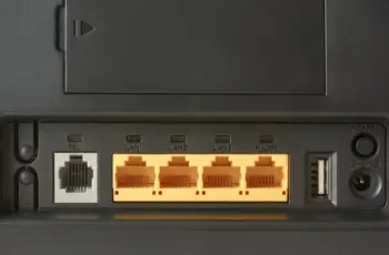 router achterkant usb-poort