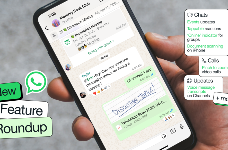 whatsapp nieuwe functies