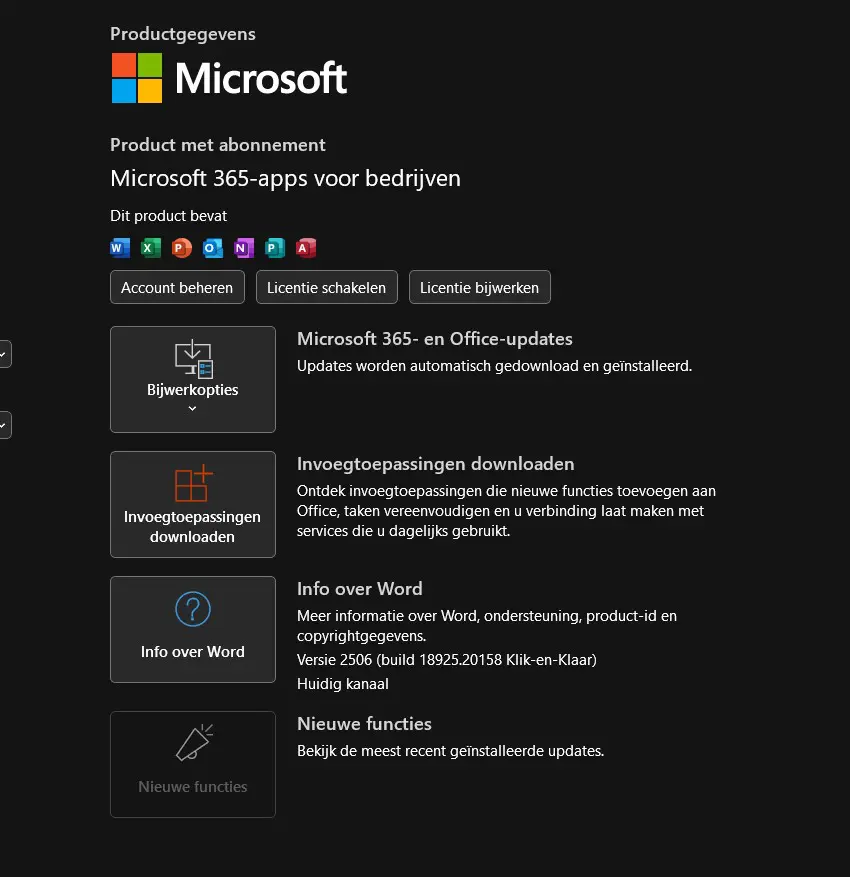 word installatie office installatie klik en klaar