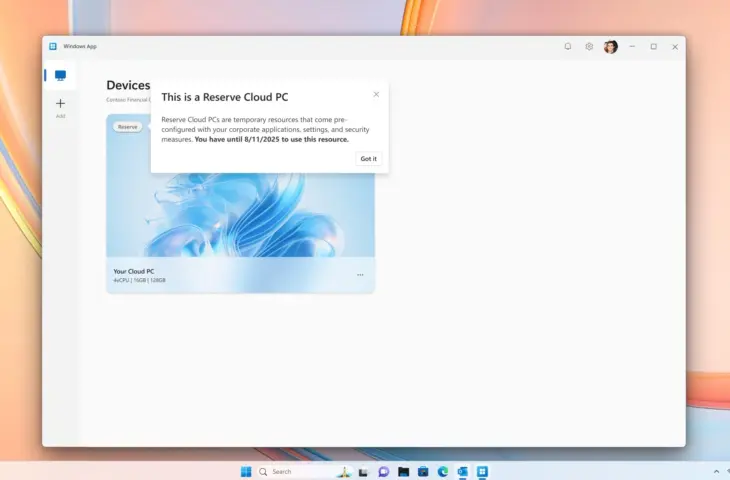 Reserve-pc in de cloud van Microsoft beschikbaar als preview