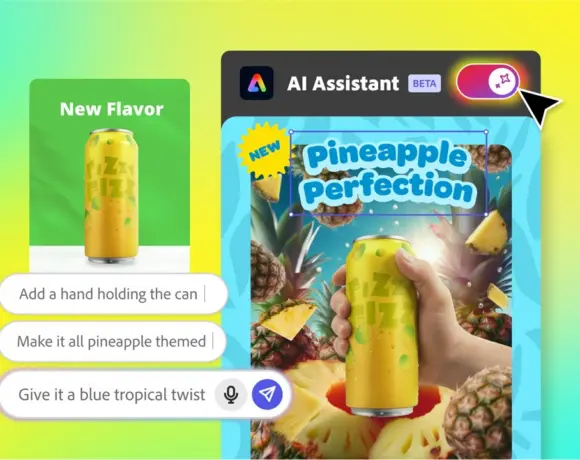 Adobe Express krijgt geïntegreerde AI-assistent