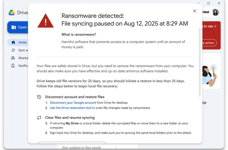 Google Drive detecteert actieve ransomware-aanvallen met AI