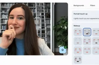 Google Meet maakt je op met AI-aangedreven make-up