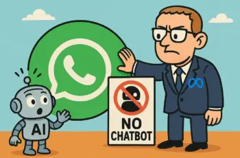 Meta weert chatbots uit WhatsApp (buiten zijn eigen)