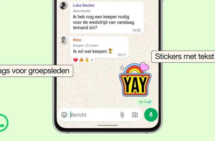 WhatsApp groepschats