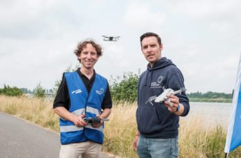 Hoe drones het zwerfvuil langs de Schelde in beeld brengen 