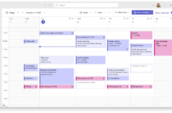 Microsoft integreert Outlook-agenda in Teams